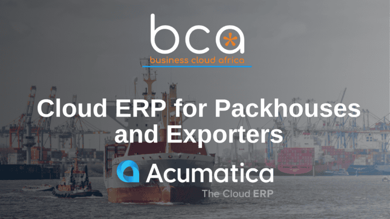 ERP for packhouses South Africa